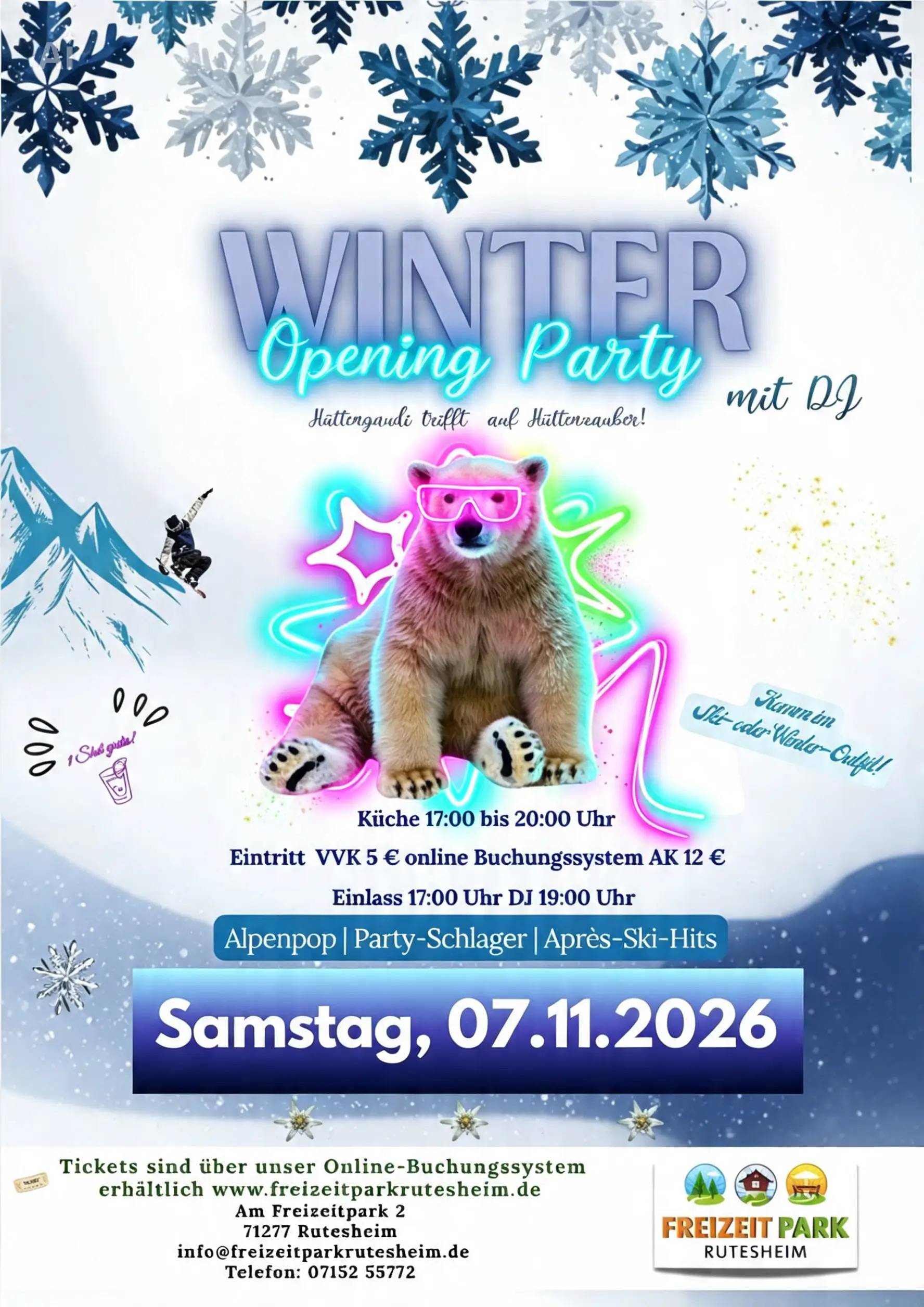 Winter Opening – Hüttengaudi trifft auf Hüttenzauber