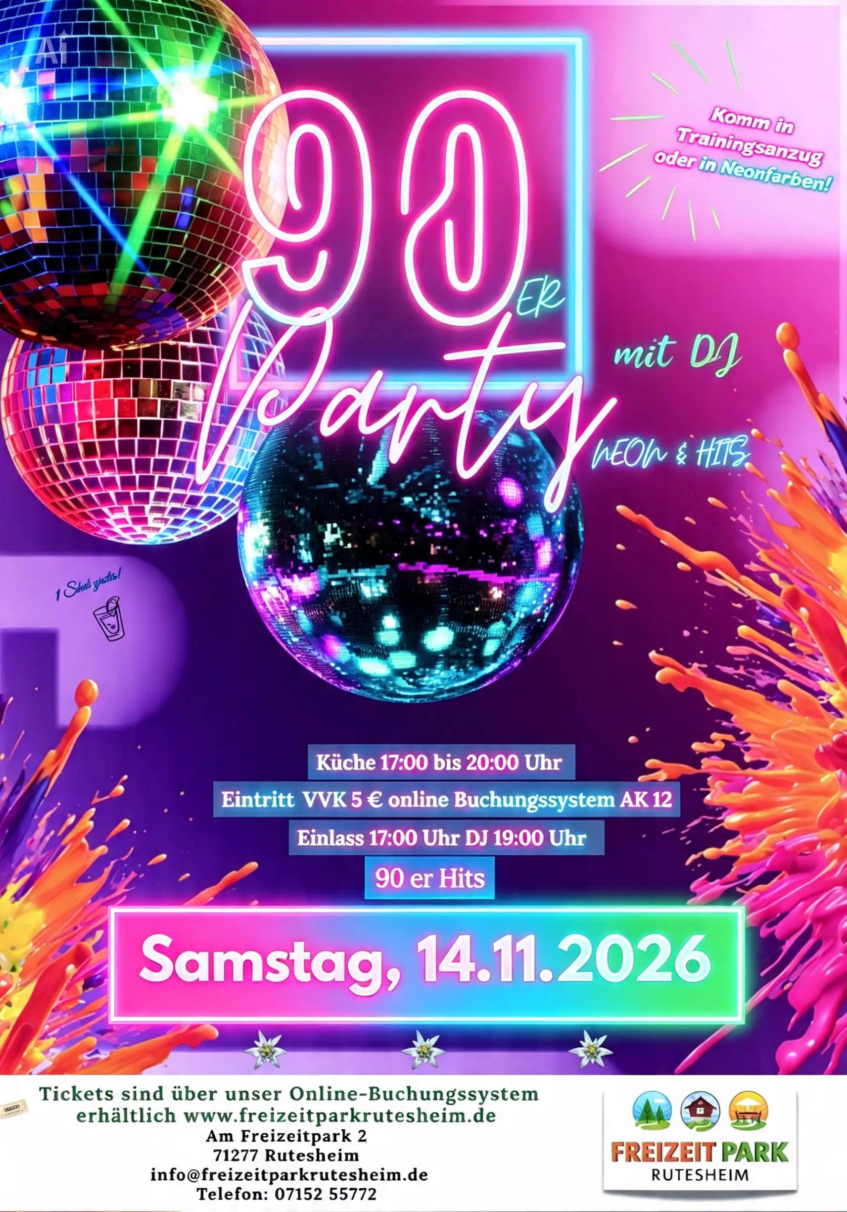 90ER CLUB-PARTY - mit DJ 